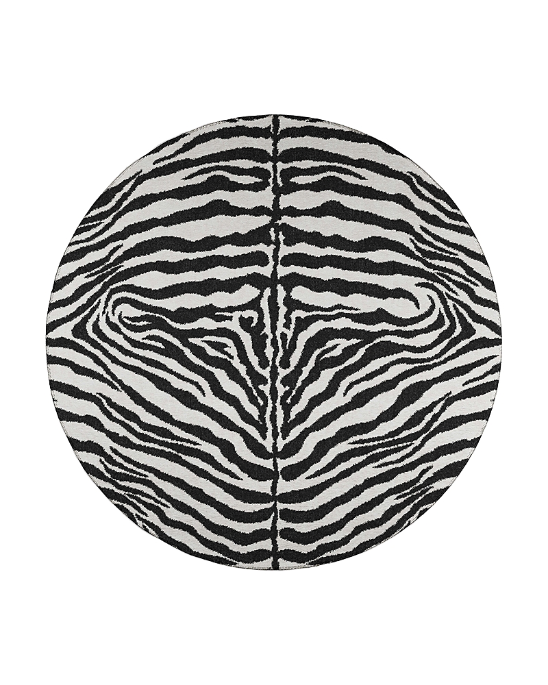 Dalyn Rug Company Rug Company Mali Ml1 Round Area Rug, 4' X 4' In Ivory