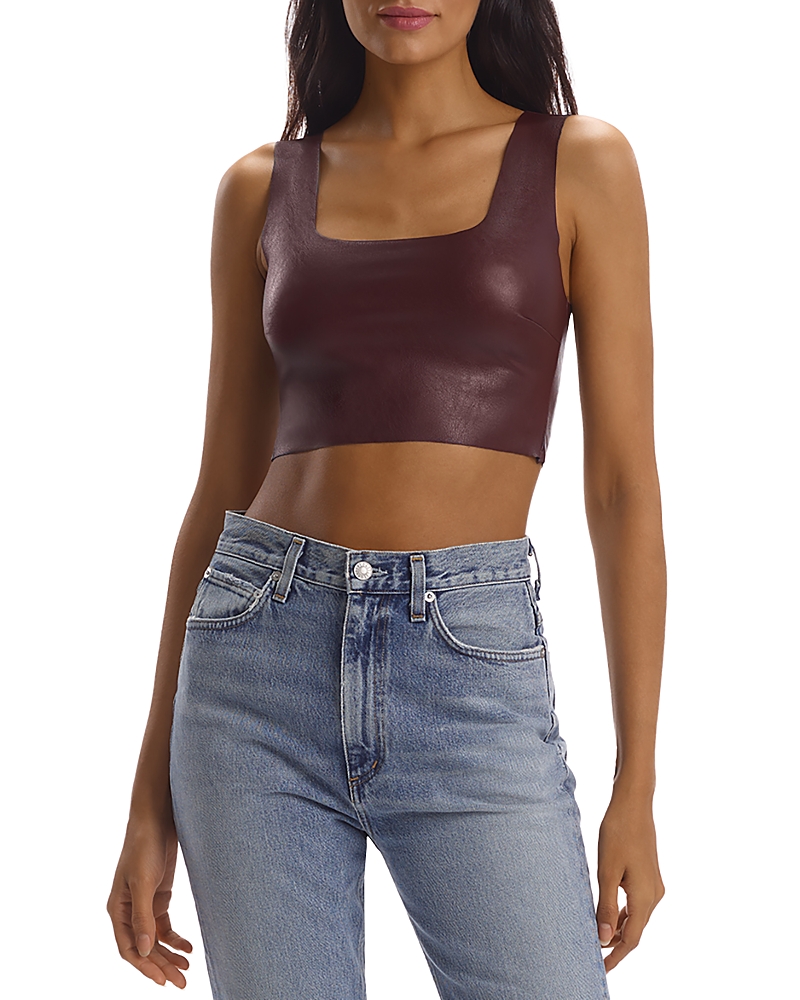 Commando Faux Leather Crop Top