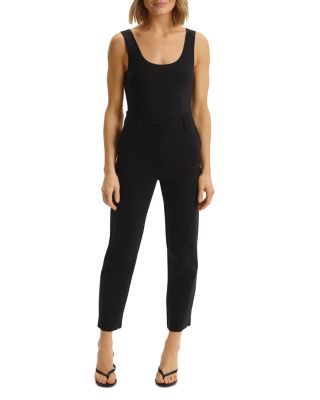 Commando Ceo Tapered Neoprene Pants In Black