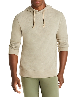 Faherty Slub Cotton Hoodie In Mountain Sand