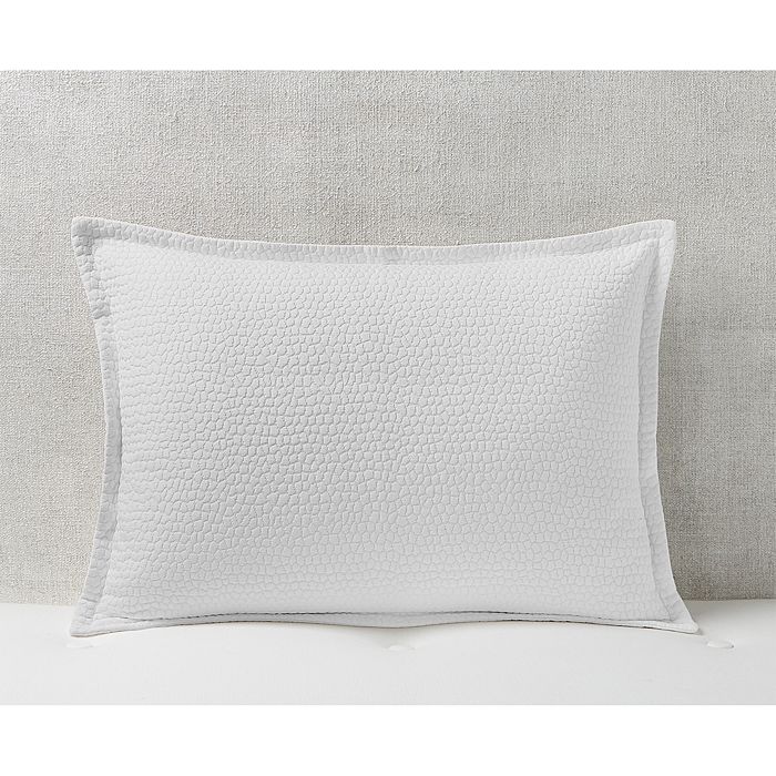 Shop Hudson Park Collection Signature Matelasse Standard Pillow Sham, - 100% Exclusive In Silver