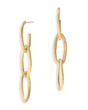 Marco Bicego 18K Yellow Gold Jaipur Link Polished Triple Link Drop Earrings