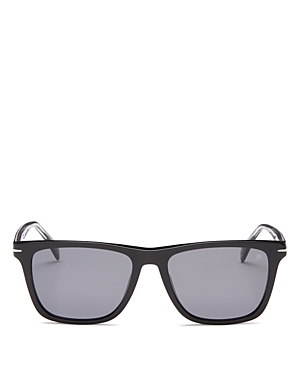 David Beckham Polarized Square Sunglasses, 55mm