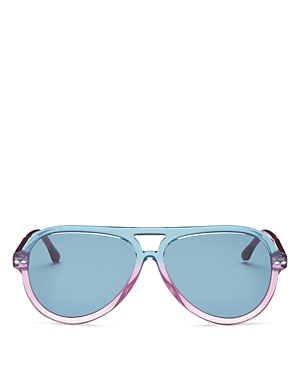 Isabel Marant Unisex Brow Bar Aviator Sunglasses, 59mm