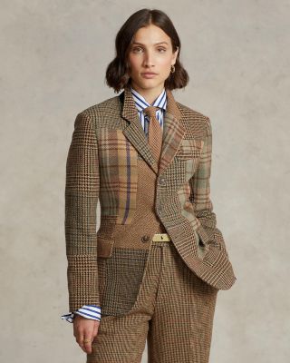 Ralph Lauren Patchwork Plaid Blazer | Bloomingdale's
