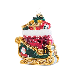 Christopher Radko Christmas Magic Sleigh Ornament