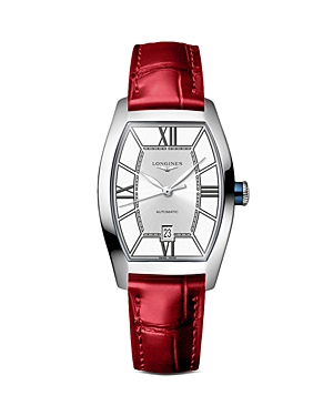 Longines Evidenza Watch, 26mm X 30.6mm In White/red