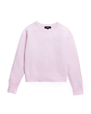 Aqua Girls' Solid Cashmere Sweater, Big Kid - 100% Exclusive In Baby's Breath