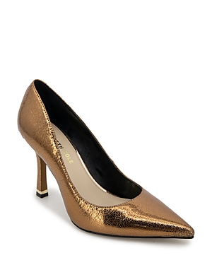 Kenneth Cole Women's Romi Pointed Toe High Heel Pumps In Bronze