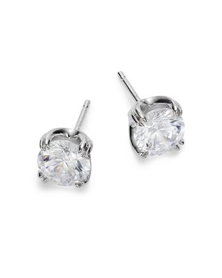 Bloomingdale&#39;s Certified Round Diamond Stud Earrings in 14K White Gold featuring diamonds with the De Beers Code of Origin, 2.0 tcw 