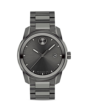 Photos - Wrist Watch Movado Bold Verso Watch, 42mm Gray 3600860 