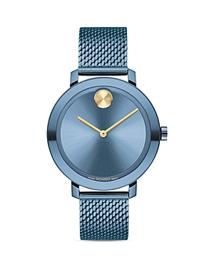 Movado Bold Evolution Watch, 34mm In Blue