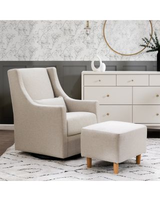Toco Swivel Glider and Ottoman