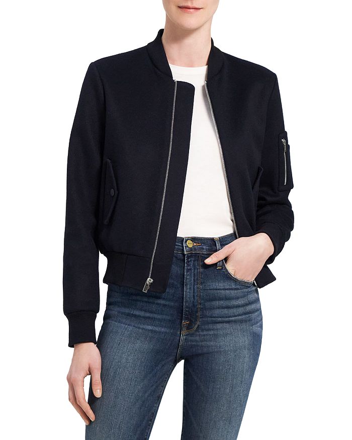 Double Face Cashmere Bomber Jacket - Women - Ready-to-Wear