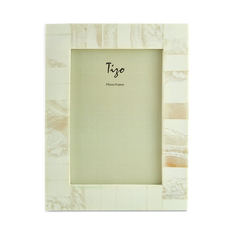 Tizo Bone Look Block Frame Natural White, 4 x 6
