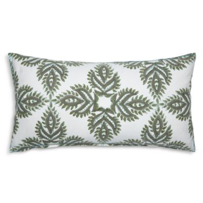 John Robshaw - Verdin Dark Sage Bolster Pillow