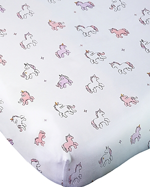 Noomie Unicorn Fitted Cotton Crib Sheet - Baby