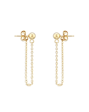 Bloomingdale's Ball Chain Drop Earrings in 14K Yellow Gold - 100% Exclusive
