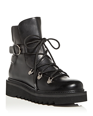 Ferragamo Elimo Leather Bootie In Black