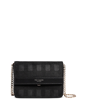 Ted Baker Chekia Suede Check Mini Bag
