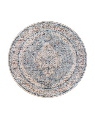 Surya Amore Amo-2312 Round Area Rug, 7'10 x 7'10