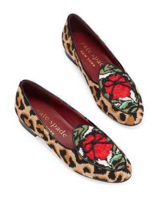 Devi Almond Toe Needlepoint Loafers 
