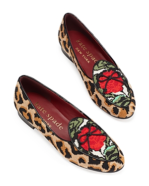 kate spade new york Women's Devi Almond Toe Needlepoint Loafers