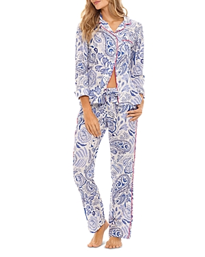 Emma Persian Blue Cotton Pajama Set