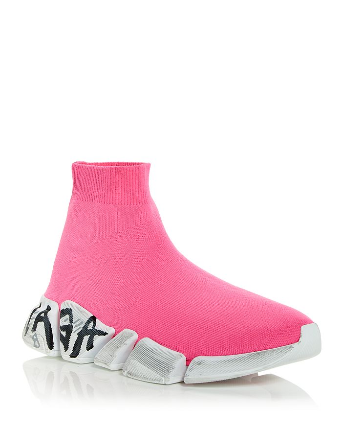 Balenciaga Women's Speed 2.0 Knit High Top Sock Sneakers 