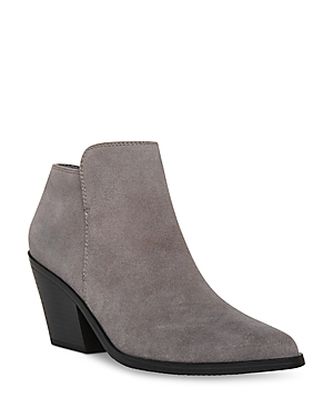 Blondo Noel Waterproof Pointed Toe Bootie In Grey Suede