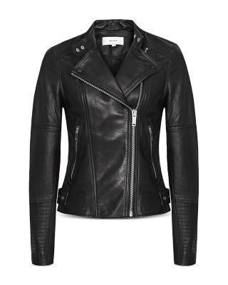 【海外限定】REISSレザージャケット☆Tallis Leather Biker Jack REISS Tallis Leather Biker Jacket | Bloomingdale's