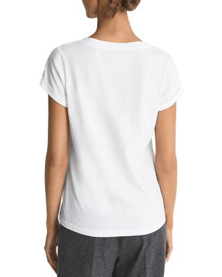 Luana Cotton V Neck Tee 