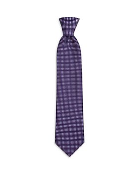 The Men's Store at Bloomingdale's - Floral Neat Print Silk Classic Tie - 100% Exclusive