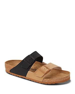 Birkenstock Men's Arizona Slide Sandals In Black/brown