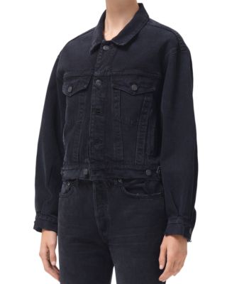 AGOLDE Charli Shrunken Cotton Denim Jacket Bloomingdale s