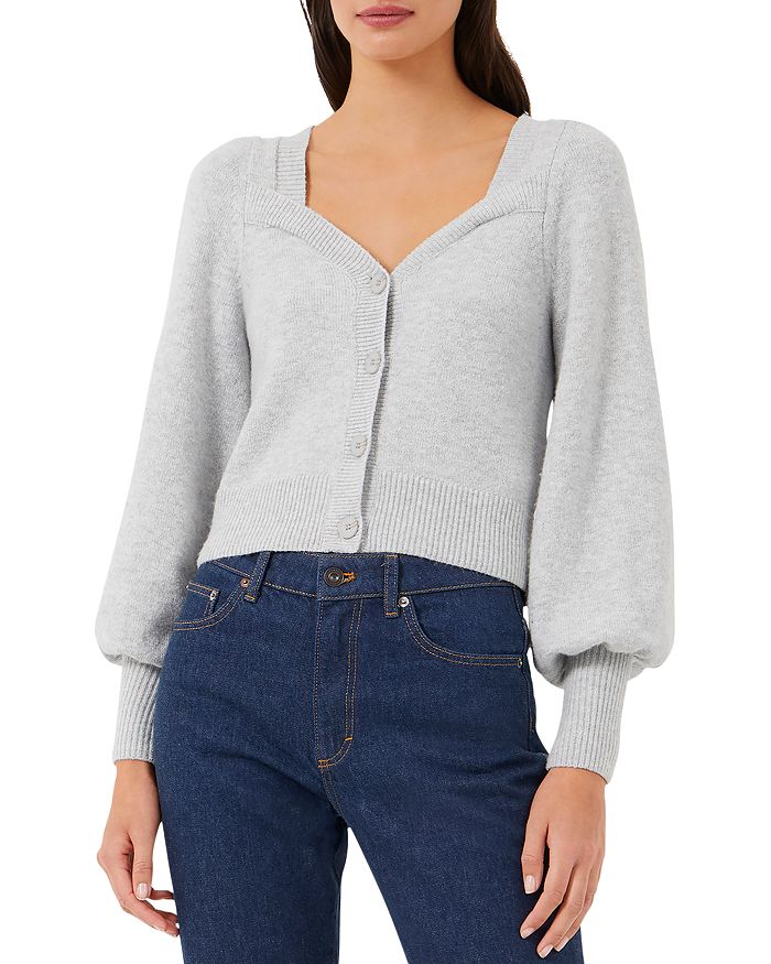 FRENCH CONNECTION Libby Balloon Sleeve Cardigan | Bloomingdale's