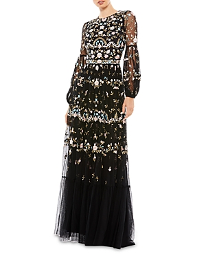 MAC DUGGAL EMBROIDERED GOWN