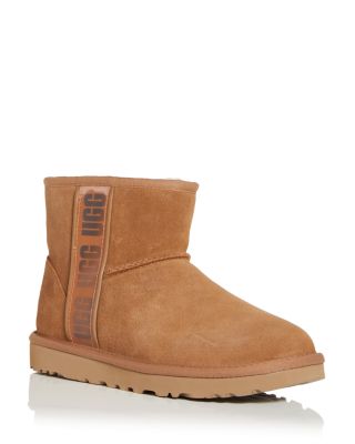 Ugg Classic Mini Ii Genuine Shearling Lined Boot In Brown
