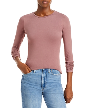 Majestic Cashmere Long-sleeve Top In Taupe