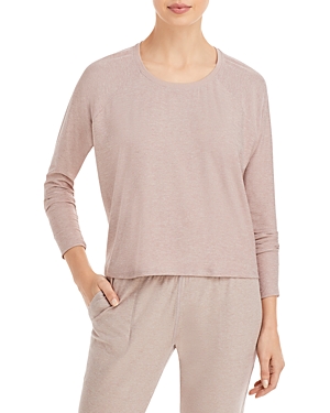 Shop Beyond Yoga Featherweight Daydreamer Pullover In Chai
