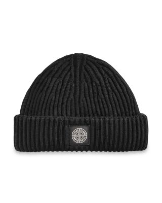 black designer beanie hat