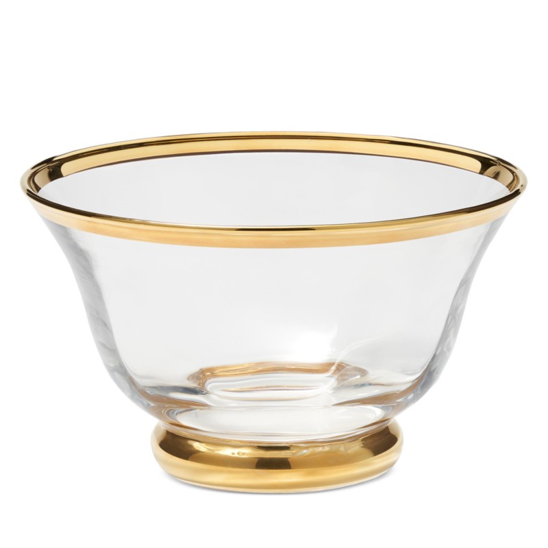 Aerin Sophia Nut Bowl in Clear/Gold