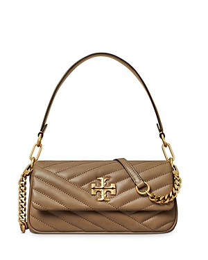 Tory Burch Kira Small Chevron Shoulder Bag In Sandpiper