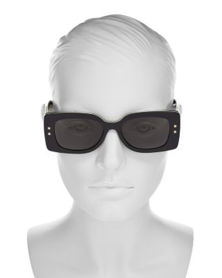DiorPacific S1U Rectangular Sunglasses, 53mm 