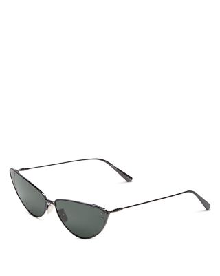 Dior B1u Cat Eye Sunglasses, 63mm In Gray/green