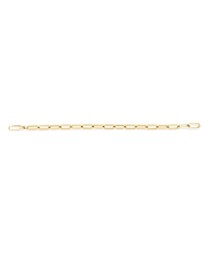 Roberto Coin 18k Yellow Gold Designer Gold Polished Paperclip Link Chain Bracelet