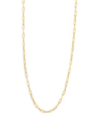 Roberto Coin 18K Yellow Gold Designer Gold Textured Link Chain Necklace, 22