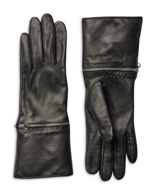 bloomingdales women's leather gloves