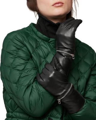 bloomingdales women's leather gloves