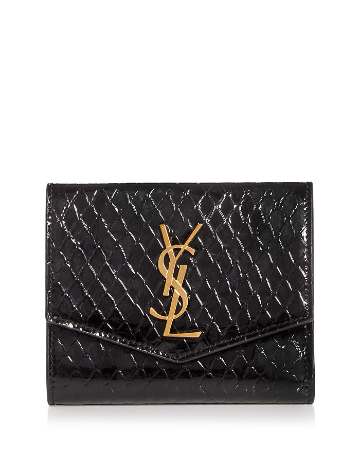 Saint laurent uptown leather wallet on sale